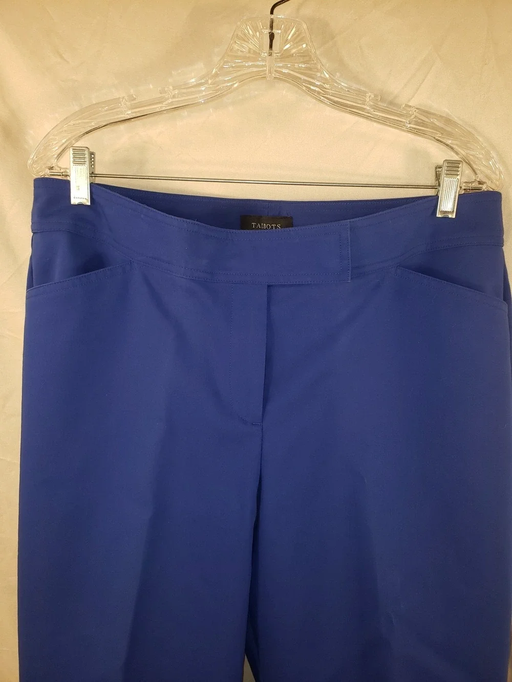 Talbots Royal Blue Straight-Leg Trousers